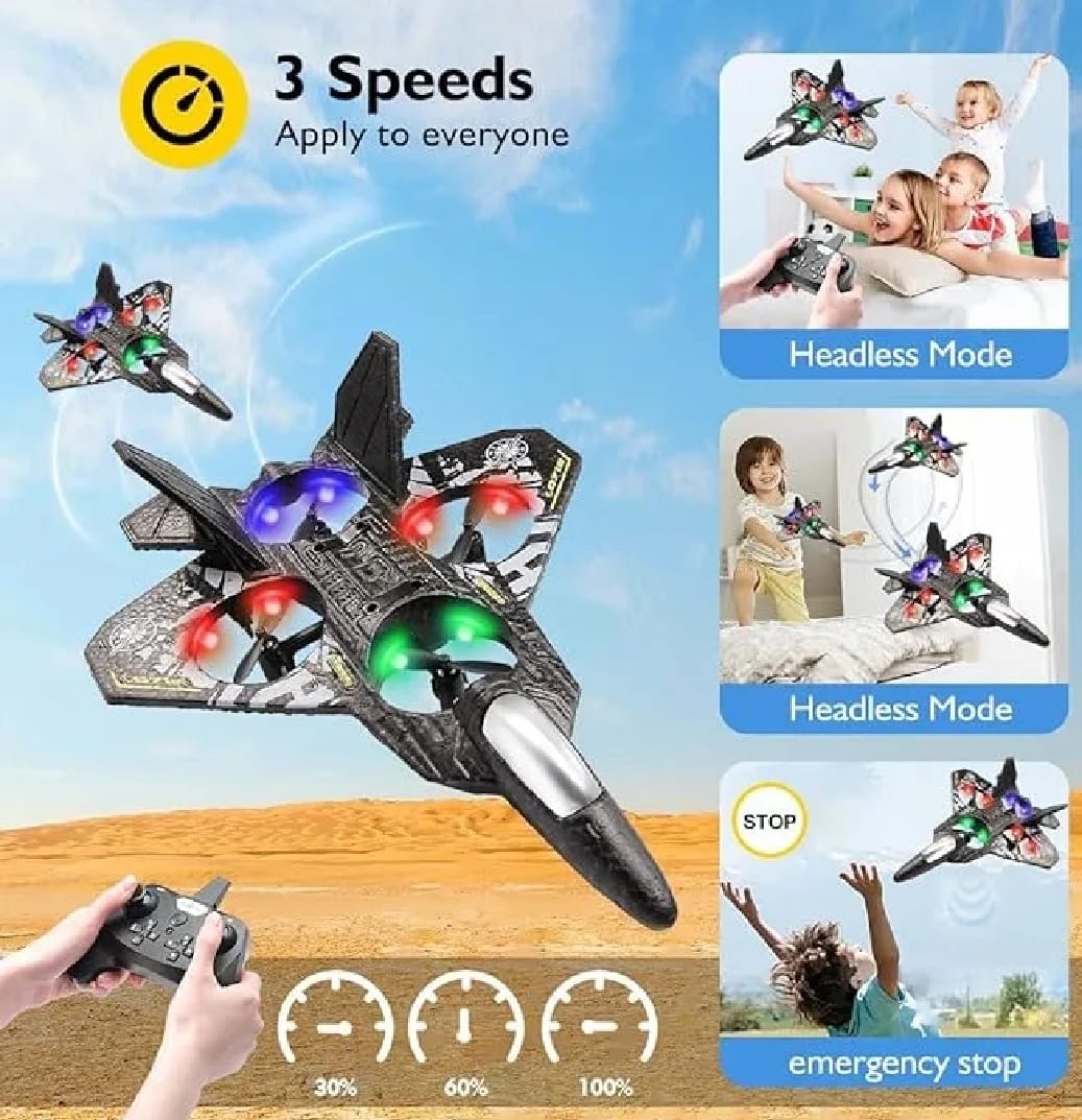 Premium RC Fighter Jet – 2.4G High-Speed Remote Control Foam Airplane