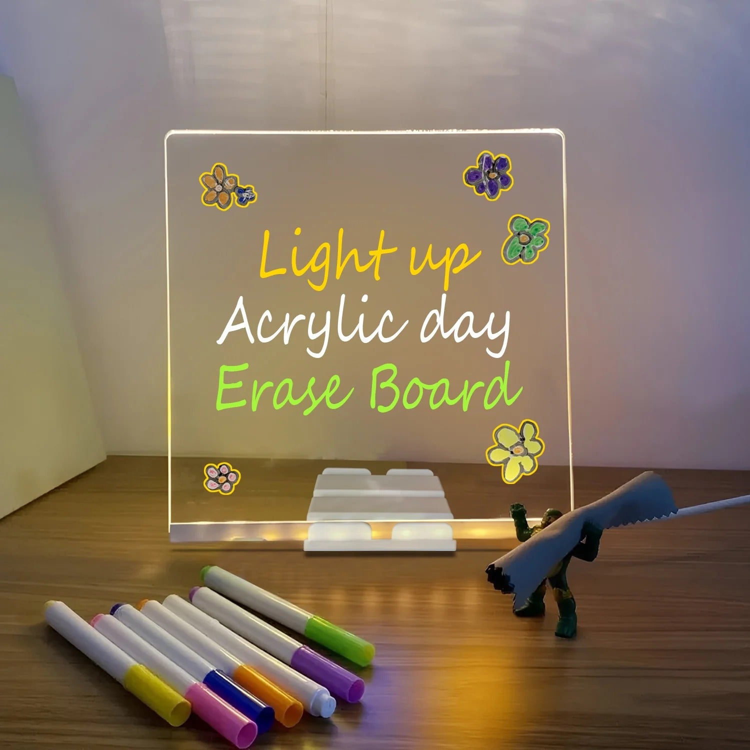 GlowNote LED Writing Board Acrylic Light Pad